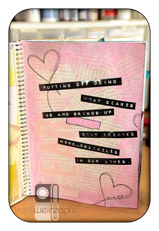 Creative Journal Pages…pages  5 & 6