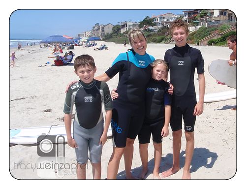 Surfing Momma and Kiddos!