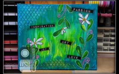 “Inspiration” 20 X 24 Mixed Media Painting By Tracy Weinzapfel