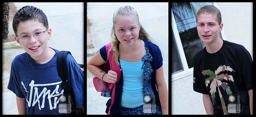 And they are off…First day of School