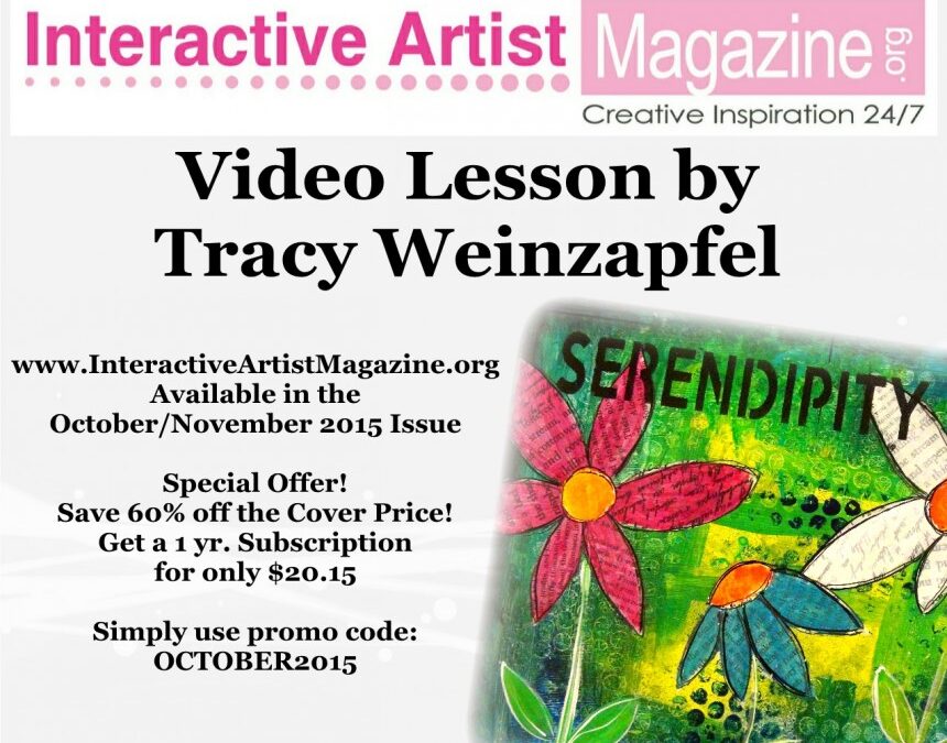 October/November 2015 Interactive Artist Magazine Feature