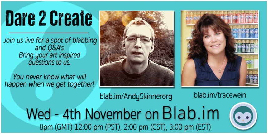 Join Andy and Tracy TODAY LIVE on Blab.im