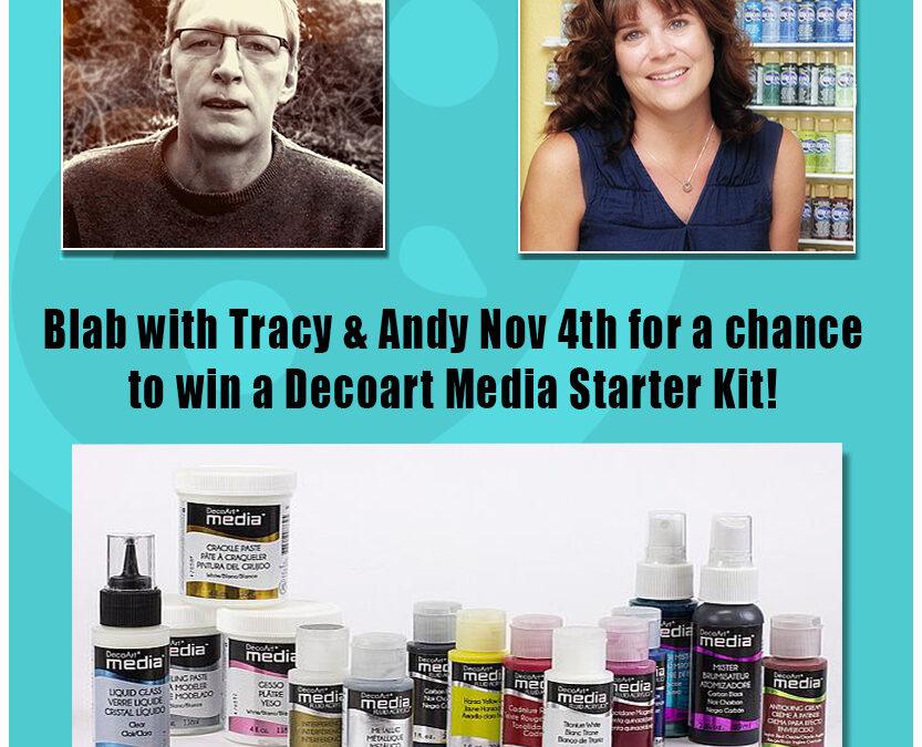 BLAB GIVEAWAY! – Join us November 4th!