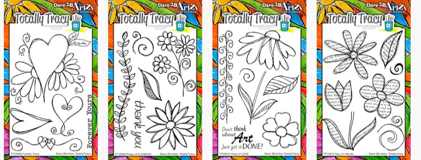 NEW 2016 Totally Tracy/Dare 2b Artzy Stamps!