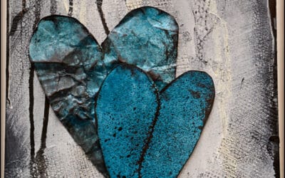 Mixed Media Monday 3/21/16 – Mended Hearts