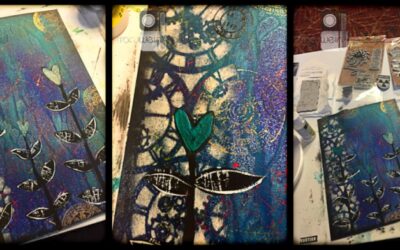 Andy Skinner Stampendous Stamps LIVE from Creative Painting