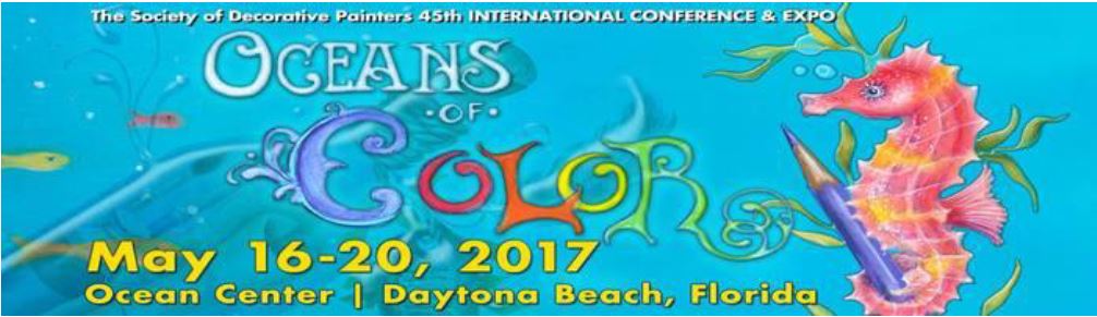 Society of Decorative Painters (SDP) 2017 Announcement