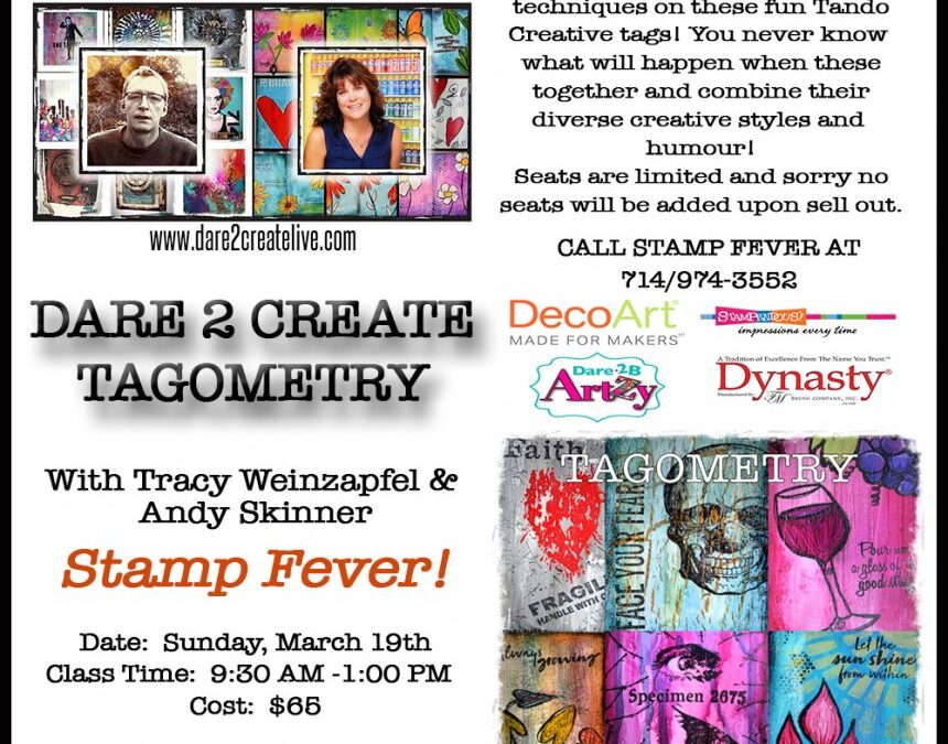 Dare 2 Create LIVE at Stamp Fever!