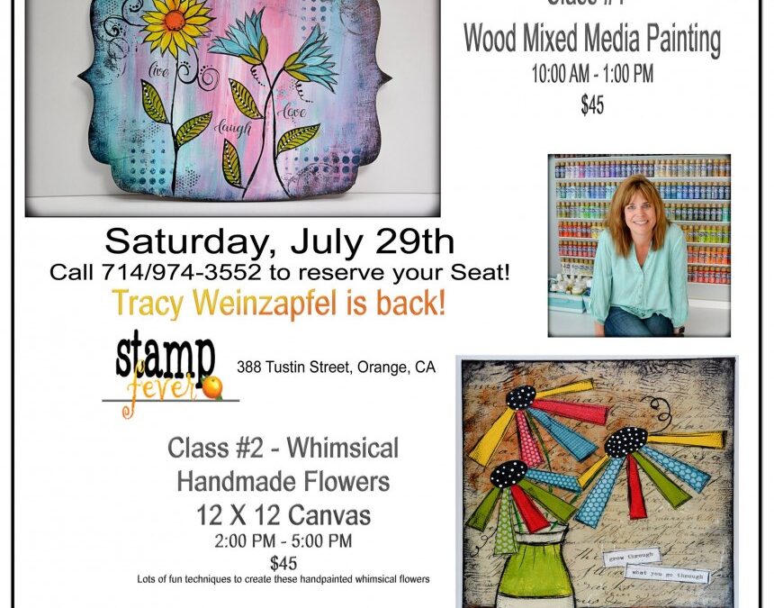 Join me at Stamp Fever – Orange, CA on July 29th