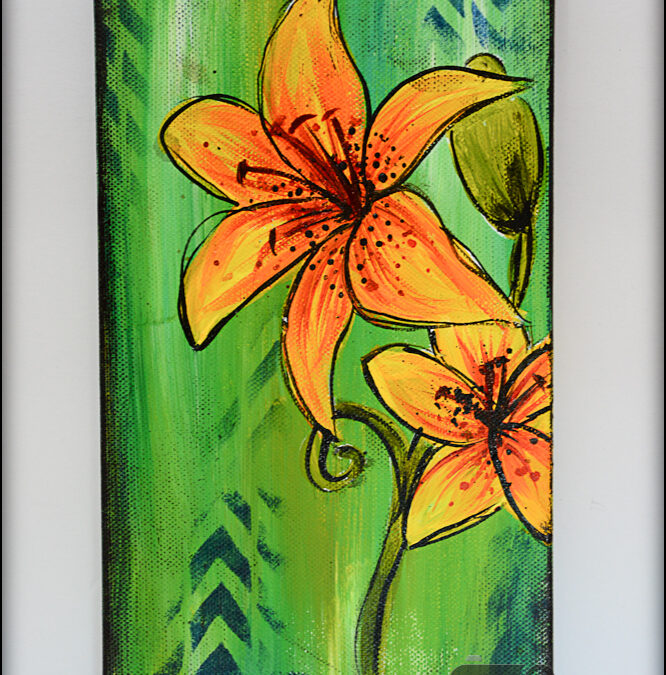 Tiger Lily Canvas