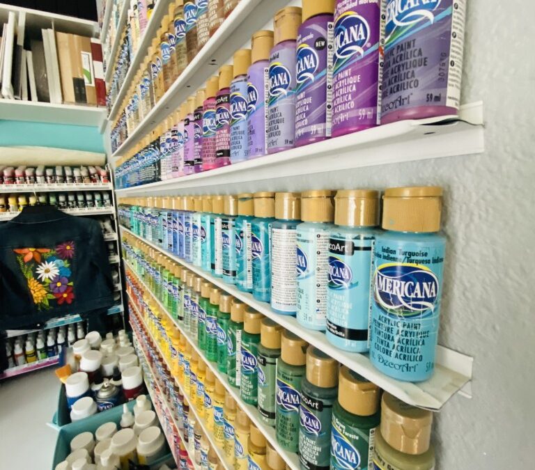 Tracy’s Wall of Paint – Paint Storage