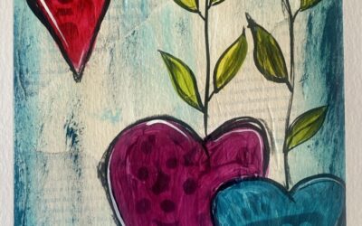 Vines of Love Mixed Media Art Tutorial