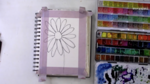 drawing a simply daisy