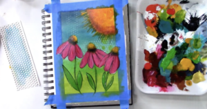 flower painting and details