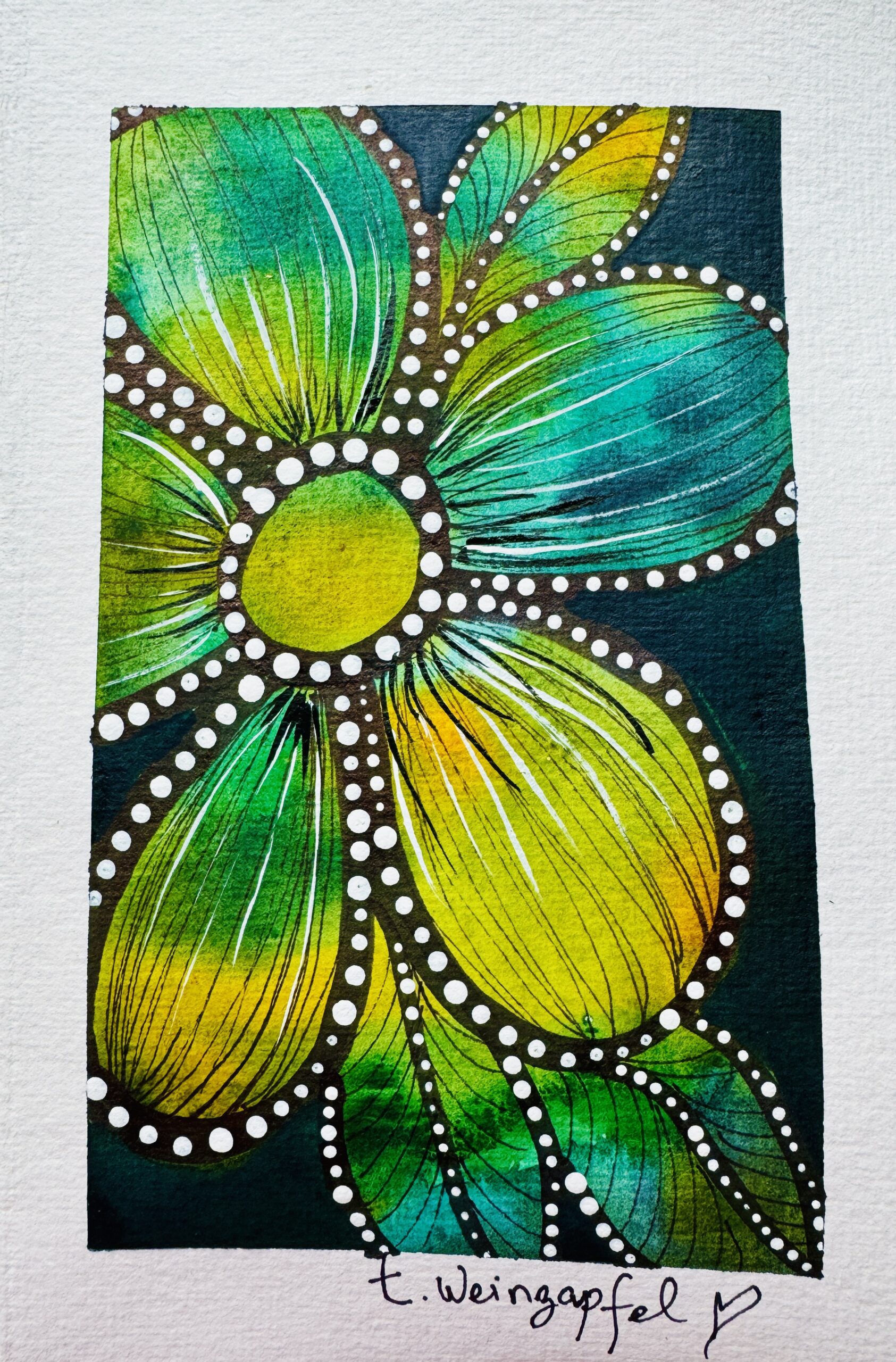 flower watercolor art