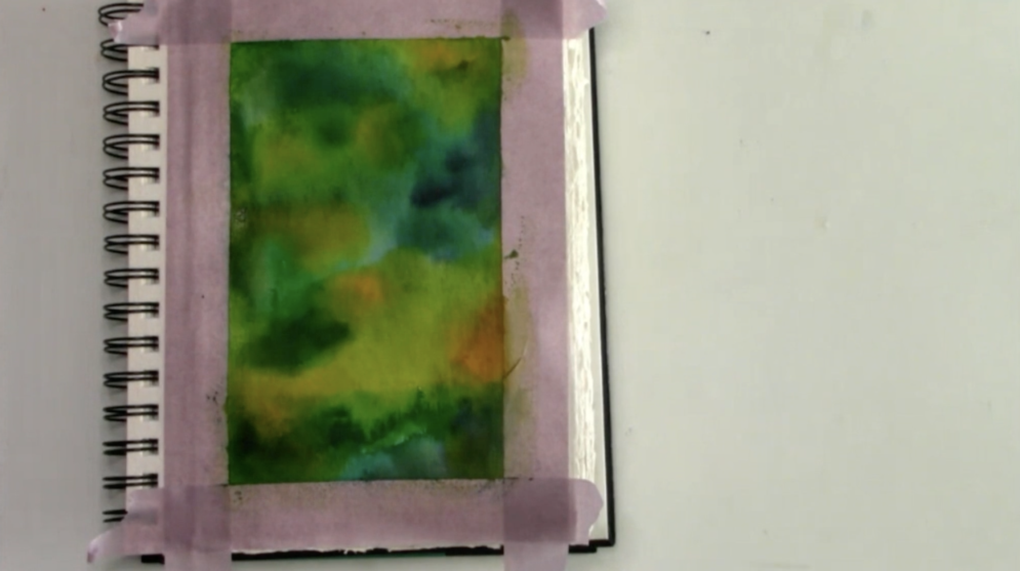 watercolor art journal background