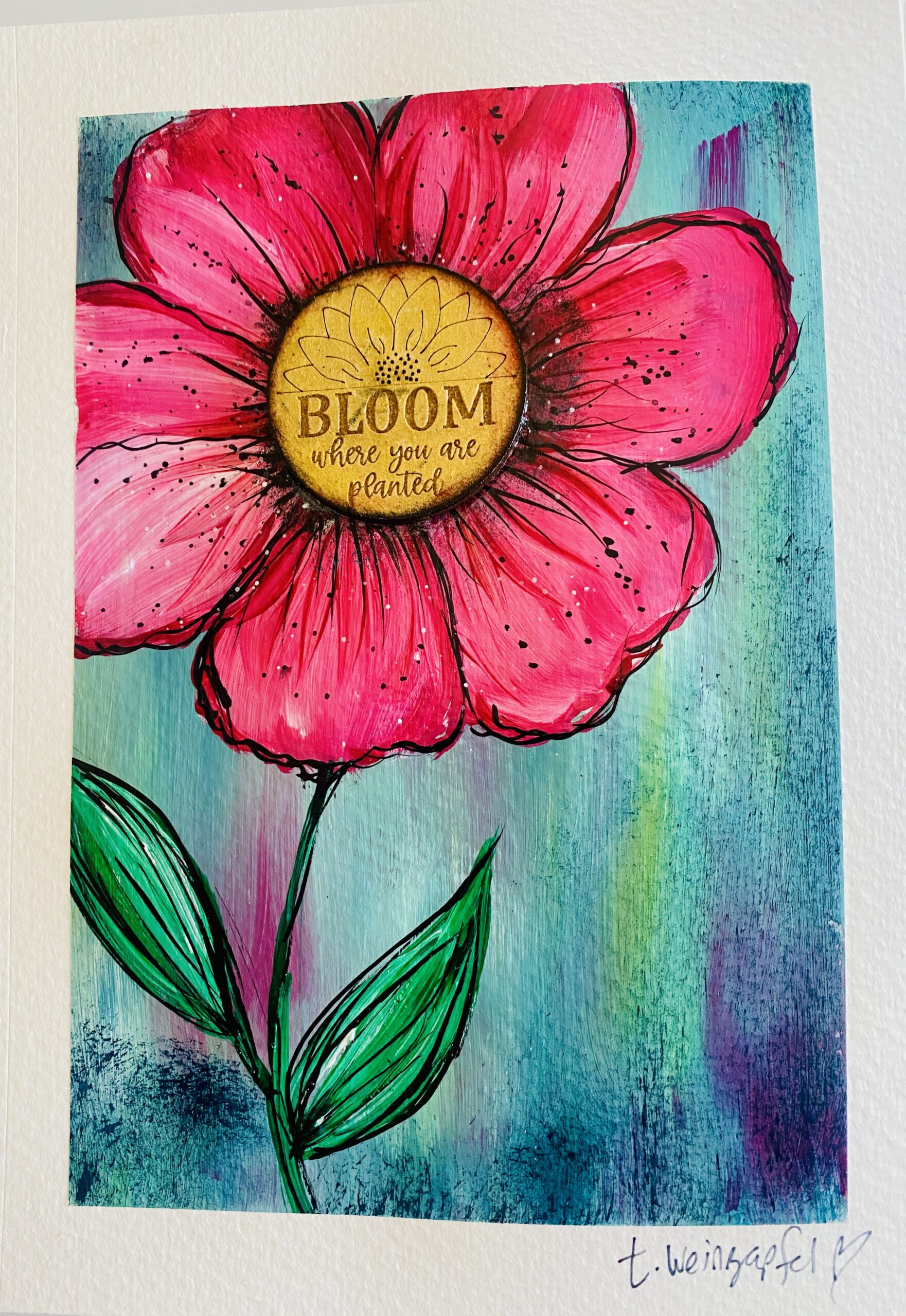 bloom where you are planted art