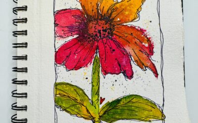 Wild Flower Watercolor Art Tutorial