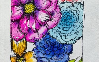 Bright in Bloom Watercolor Art Tutorial