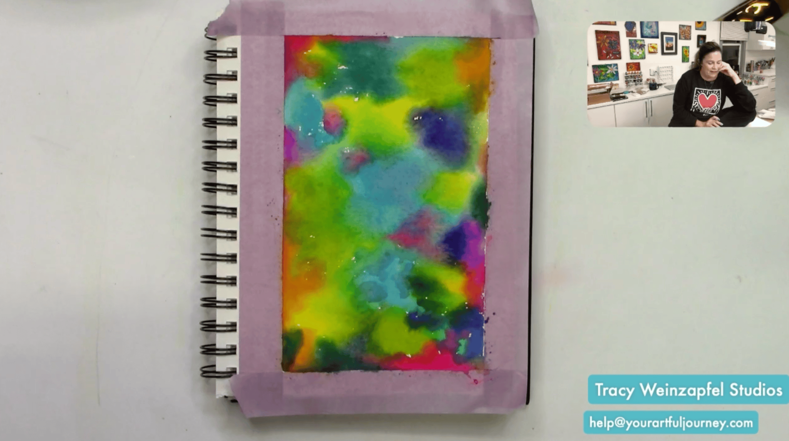 tie dye flower background