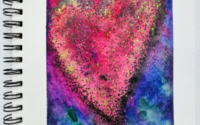 Radiant Heart Watercolor Art Tutorial