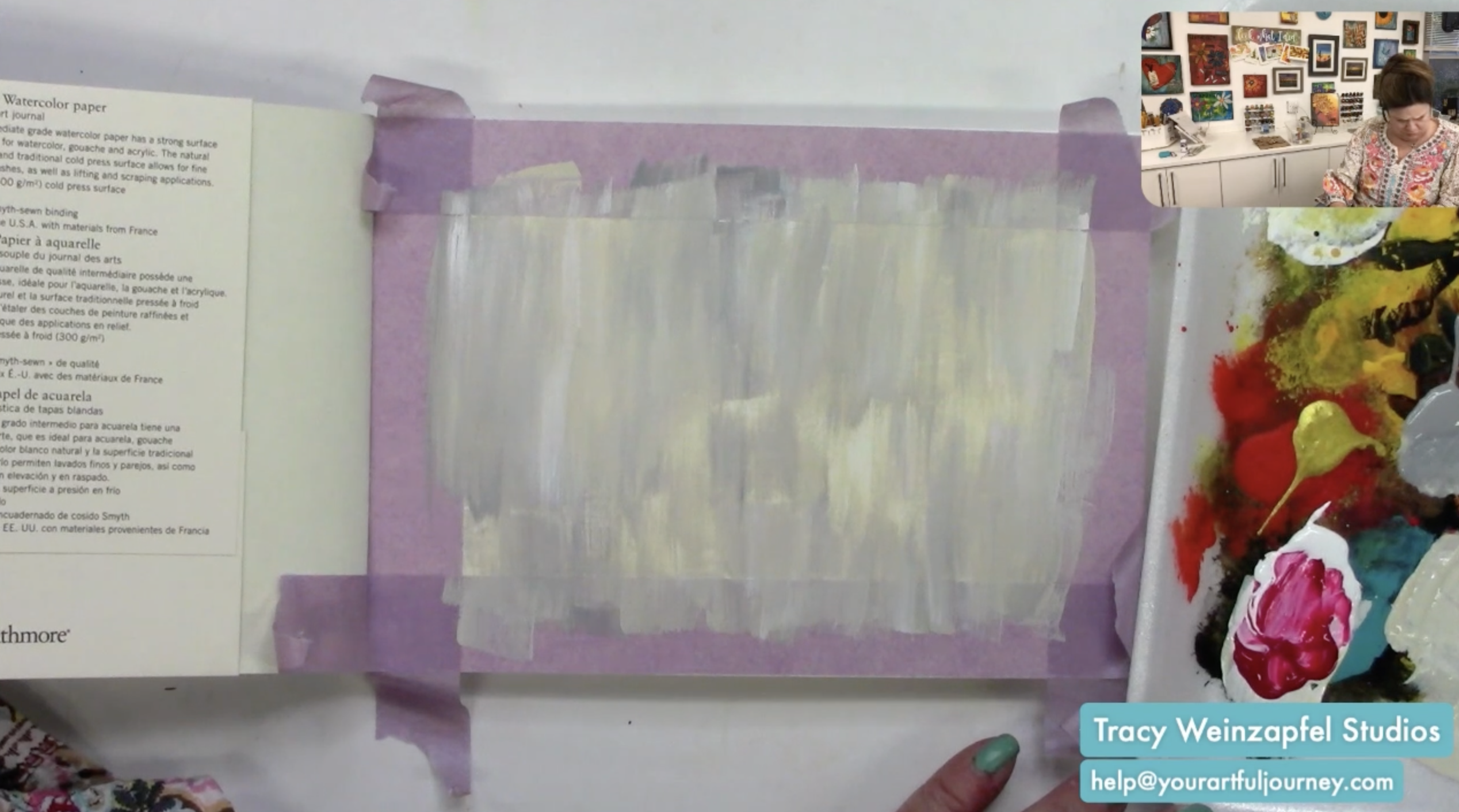 soft acrylic background