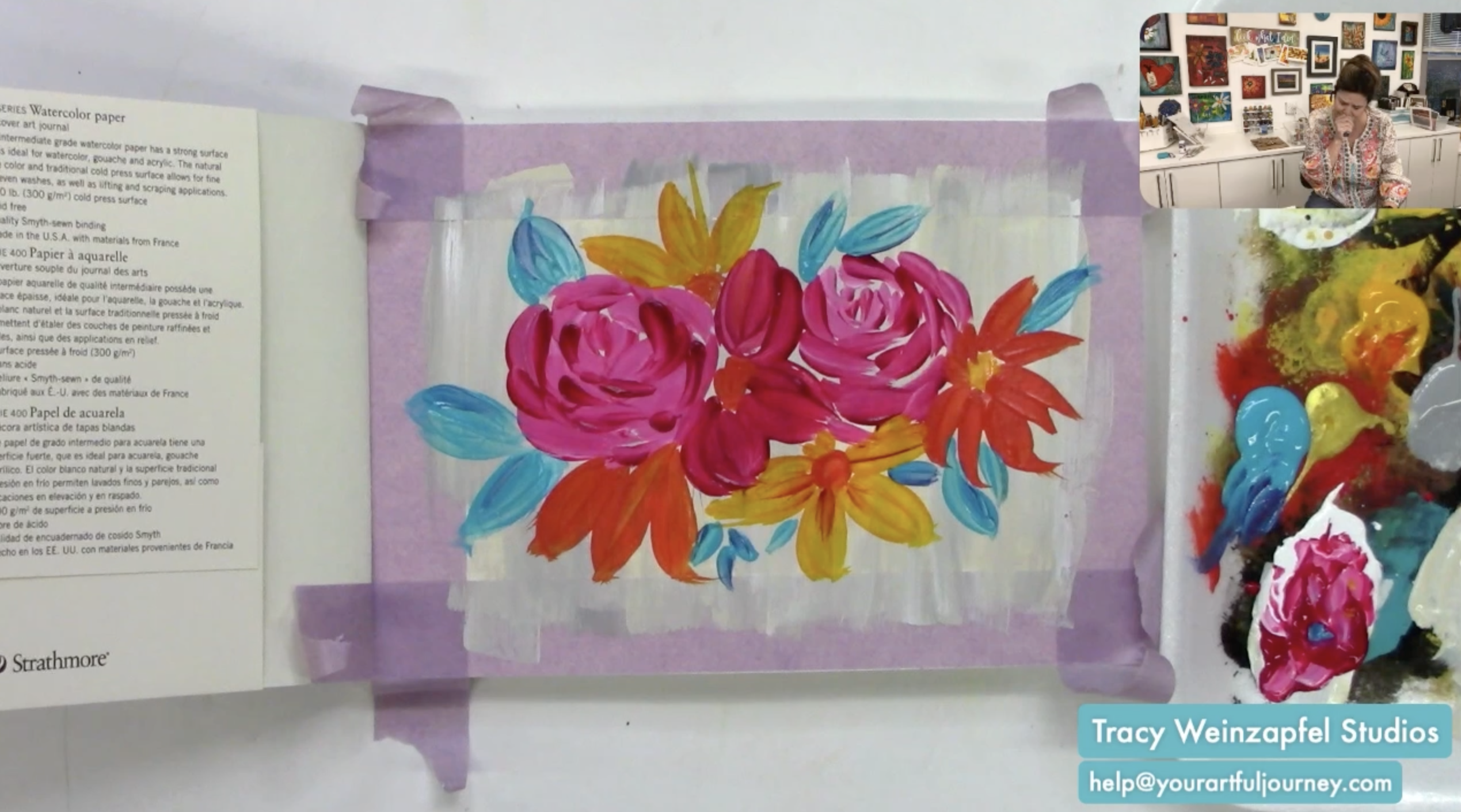 painting southwest florals