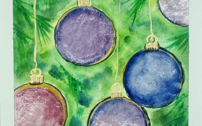 Watercolor Ornaments Art Journal Tutorial
