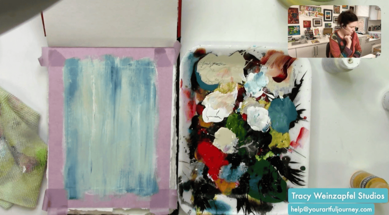 acrylic painting background