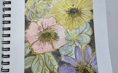 Vintage Bouquet Watercolor Art Tutorial