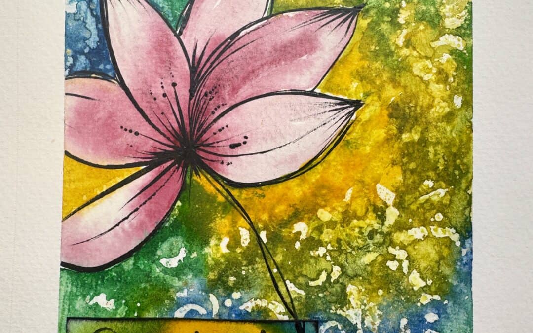 Color Me Creative Watercolor Art Journal Tutorial