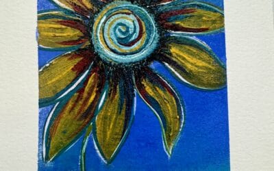 Reach For the Sun Mixed Media Art Tutorial