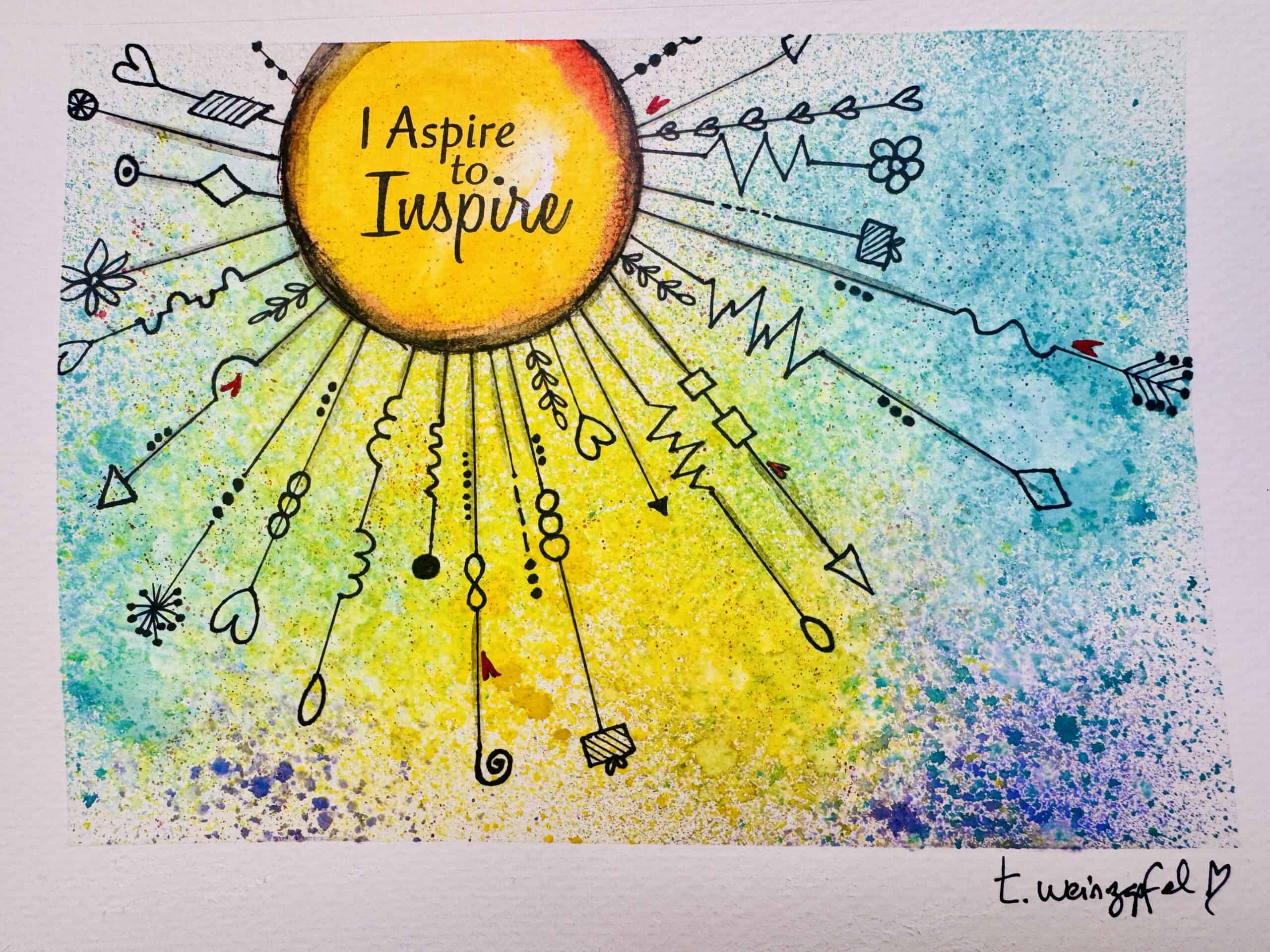 sunburst mixed media art tutorial