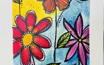 Color Me Happy Watercolor Art Tutorial