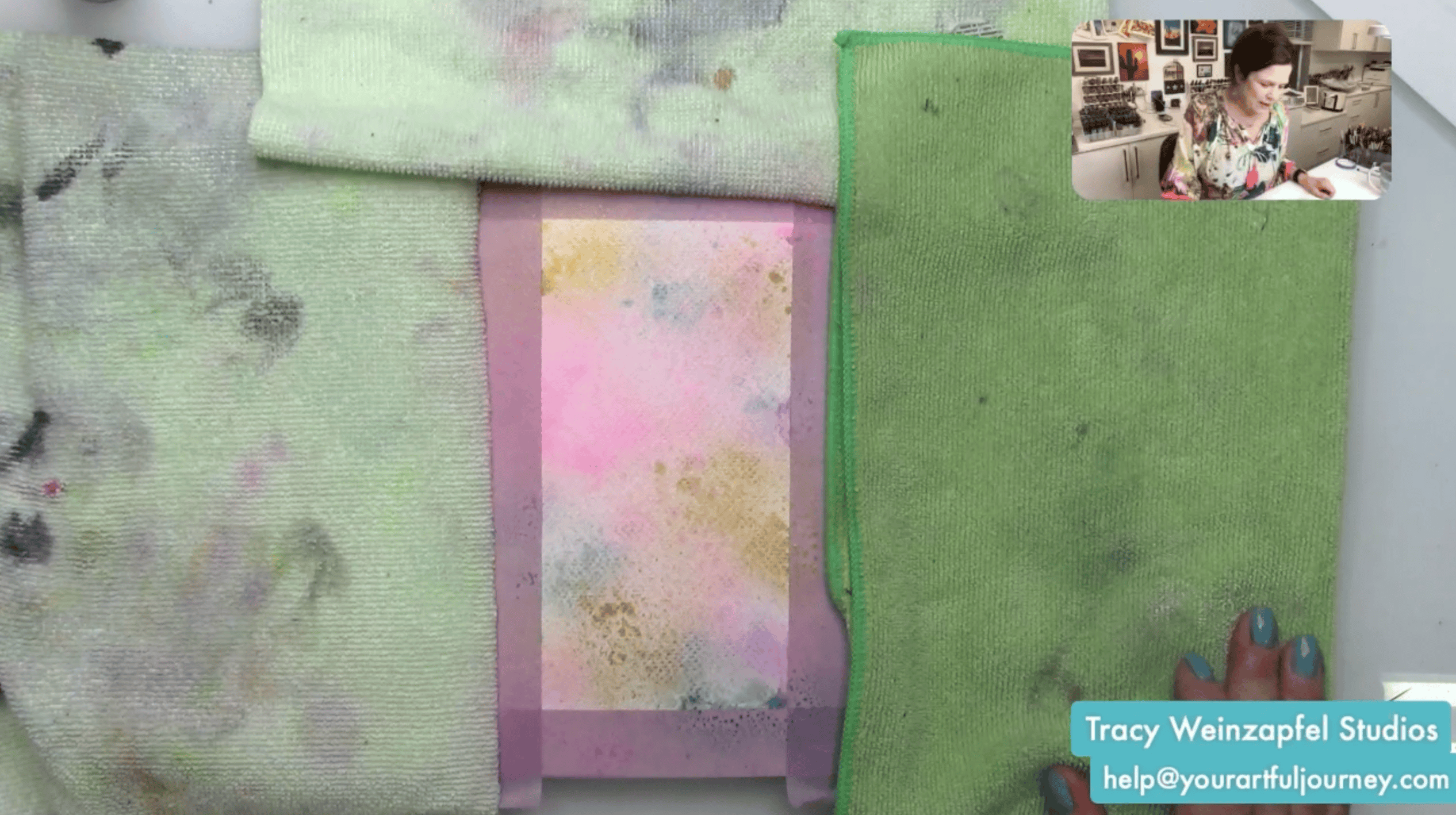background with distress spritz