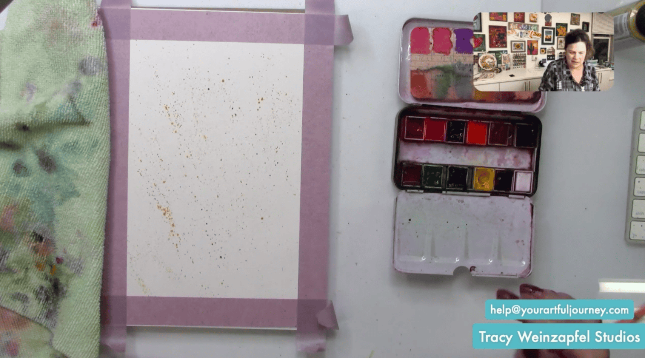 splatter paint background